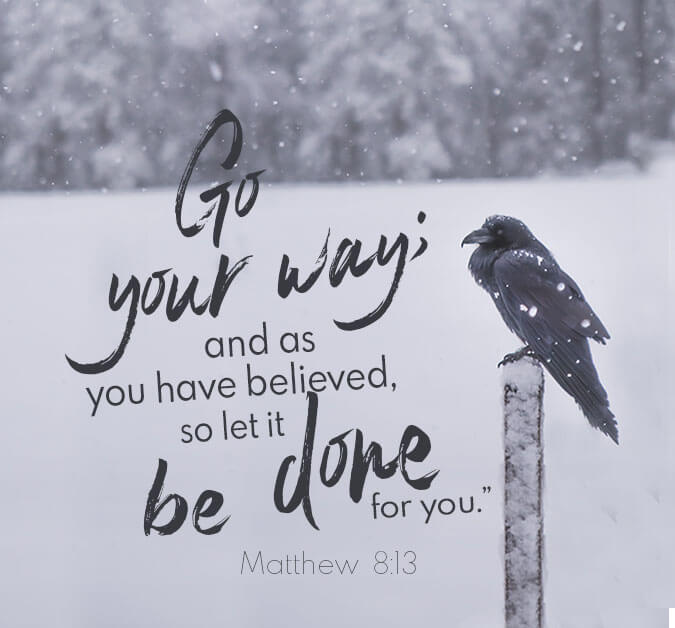 Matthew 8:13