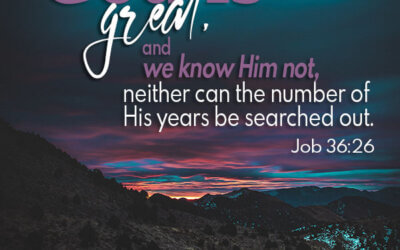 Job 36:26