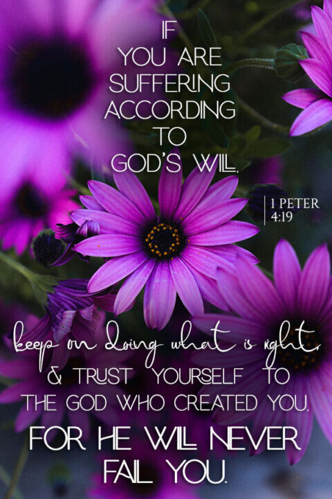 1 Peter 4:19 | Photos with Gods Word