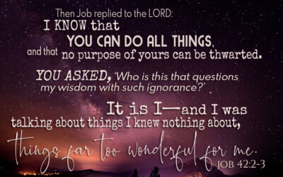 Job 42:2-3