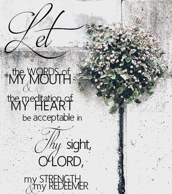 Psalm 19:14