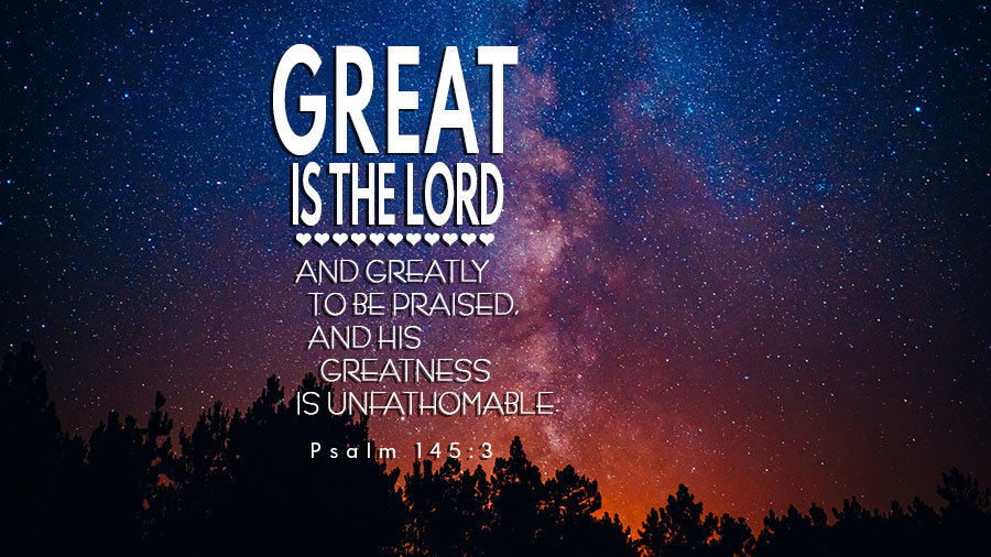 Psalm 145:3