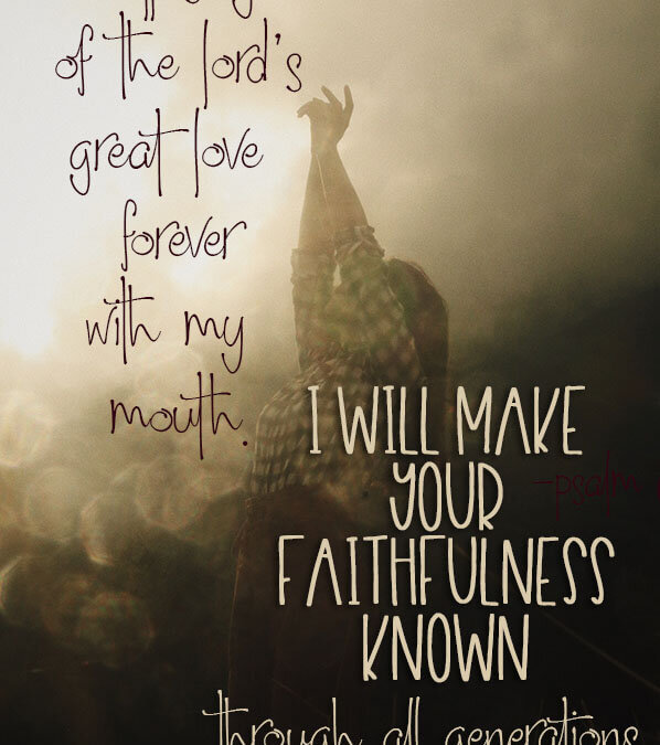 Psalm 89:1