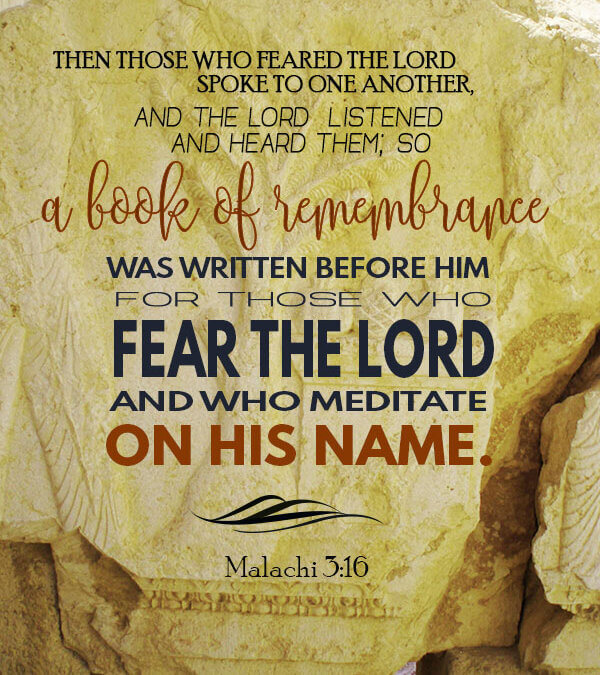 Malachi 3:16