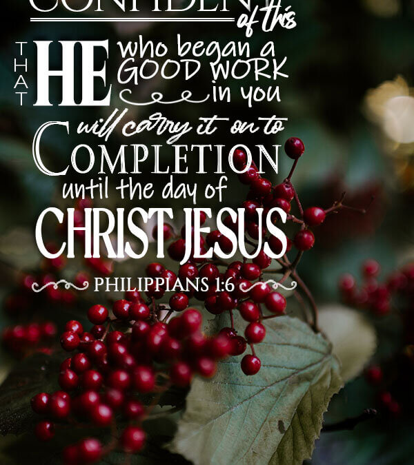Philippians 1:6