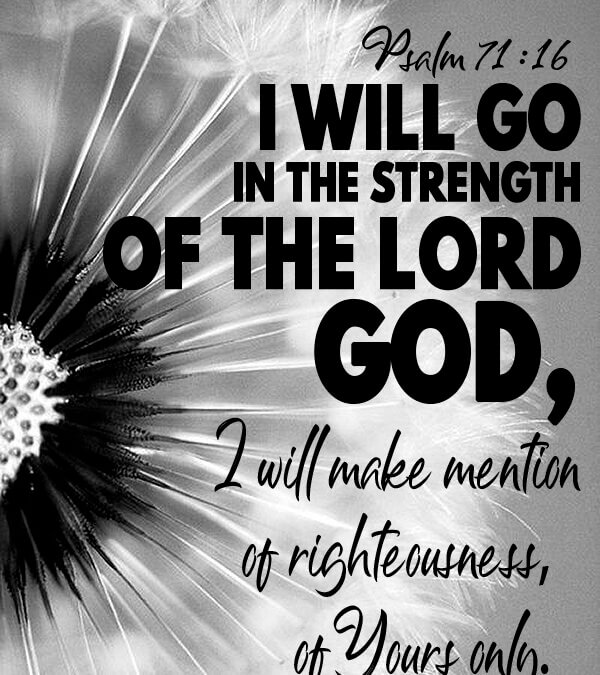 Psalm 71:16