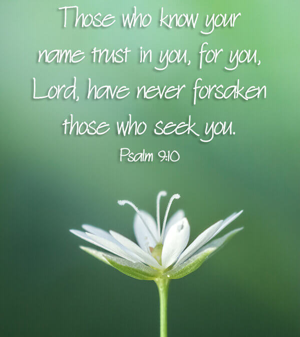 Psalm 9:10