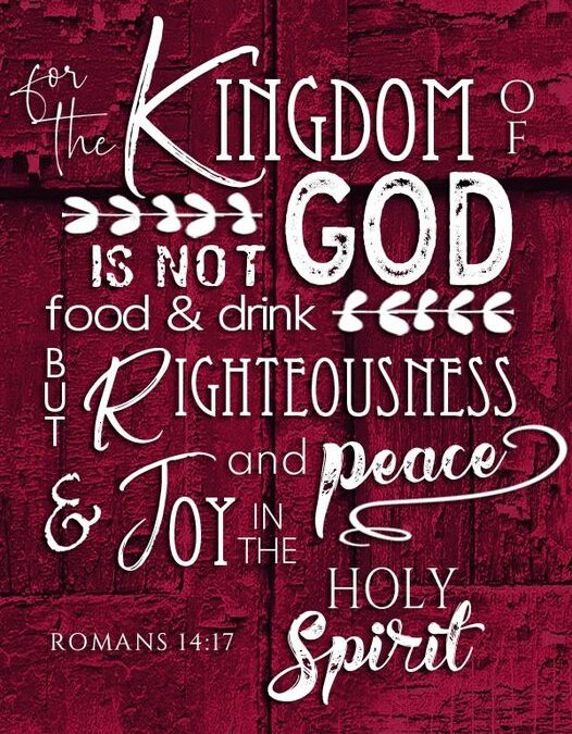 Romans 14:17