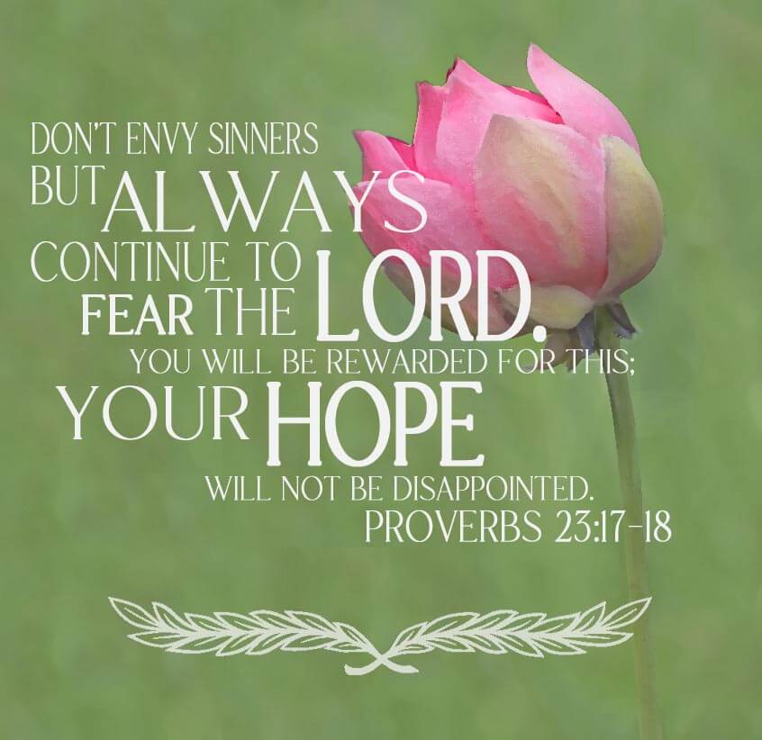 Proverbs 23 17 18 Photos With Gods Word