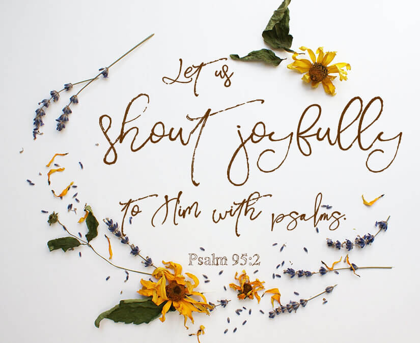 Psalm 95:2