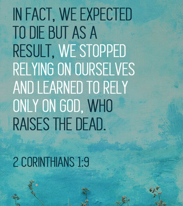 2 Cor 1:9