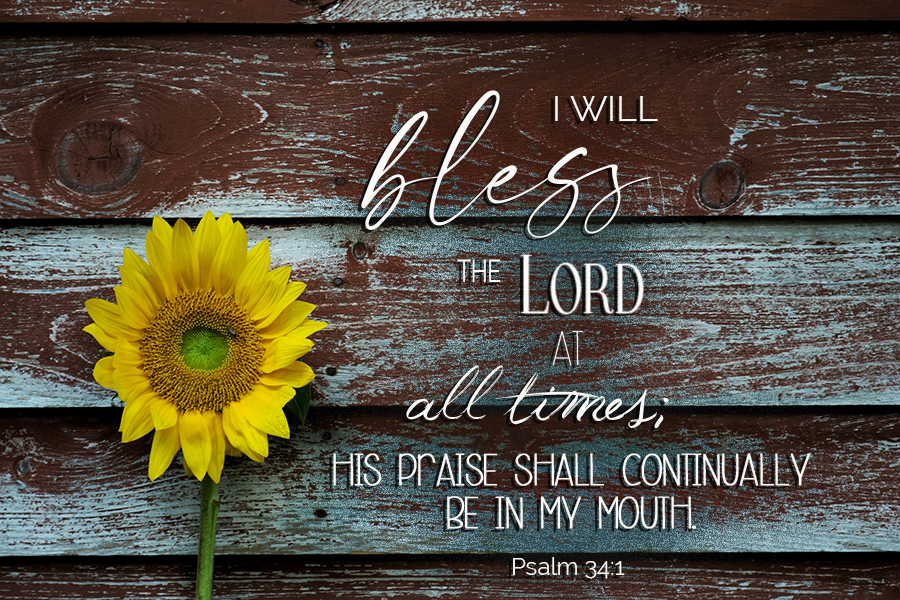 Psalm 34:1