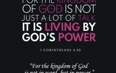 1 Corinthians 4:20