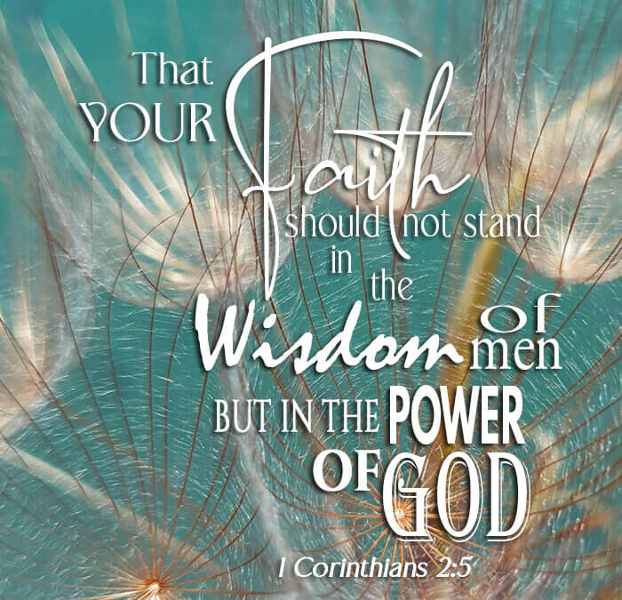 1 Corinthians 2:5