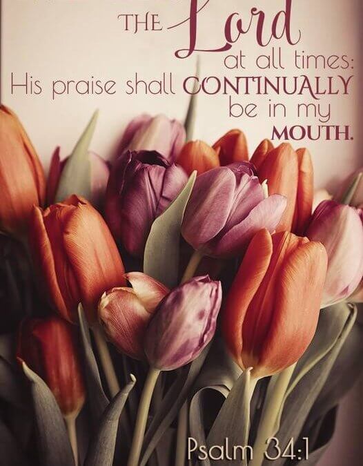 Psalm 34:1