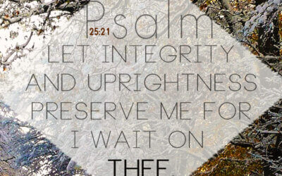 Psalm 25:21