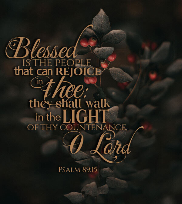 Psalm 89:15