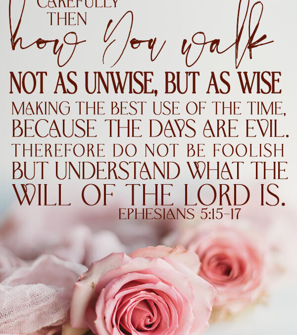 Ephesians 5:15-17