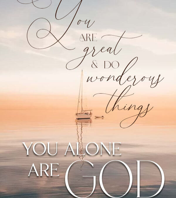 Psalm 86:10