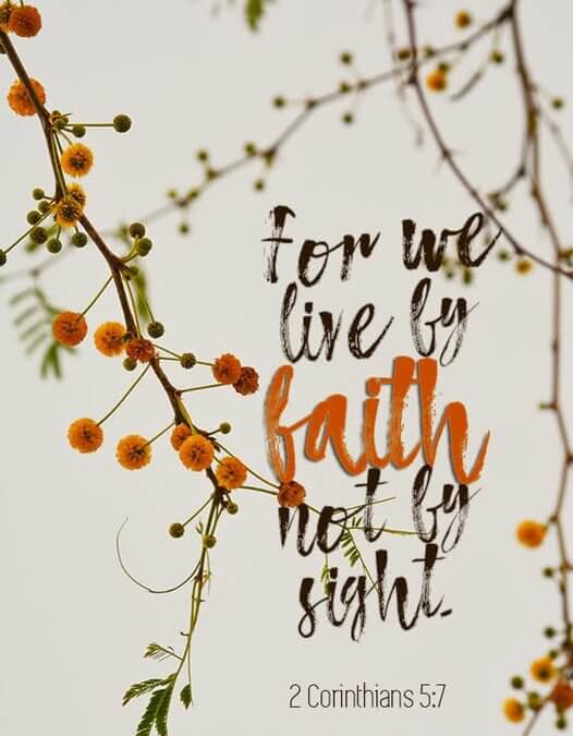 2 Corinthians 5:7