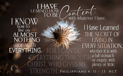 Philippians 4:11-13