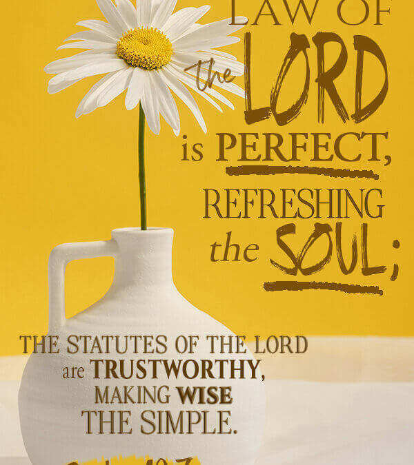 Psalm 19:7