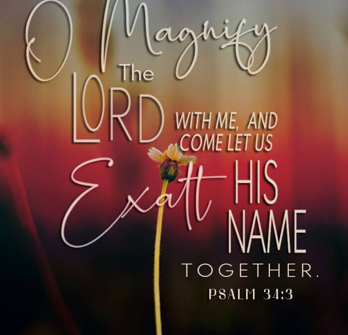 Psalm 34:3