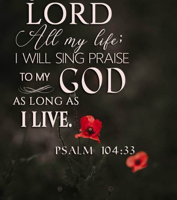Psalm 104:33