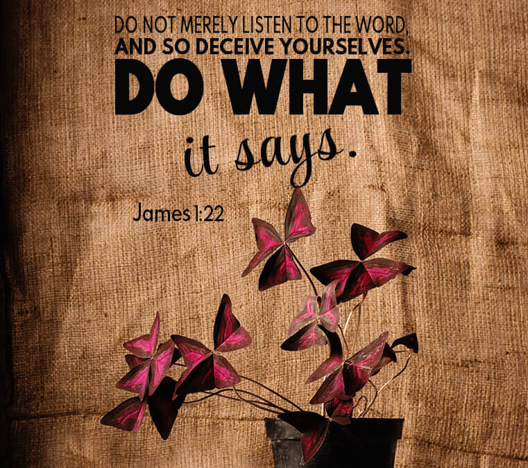 James 1:22