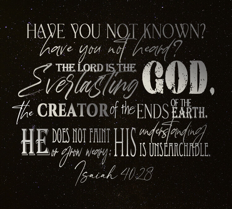 Isaiah 40:28