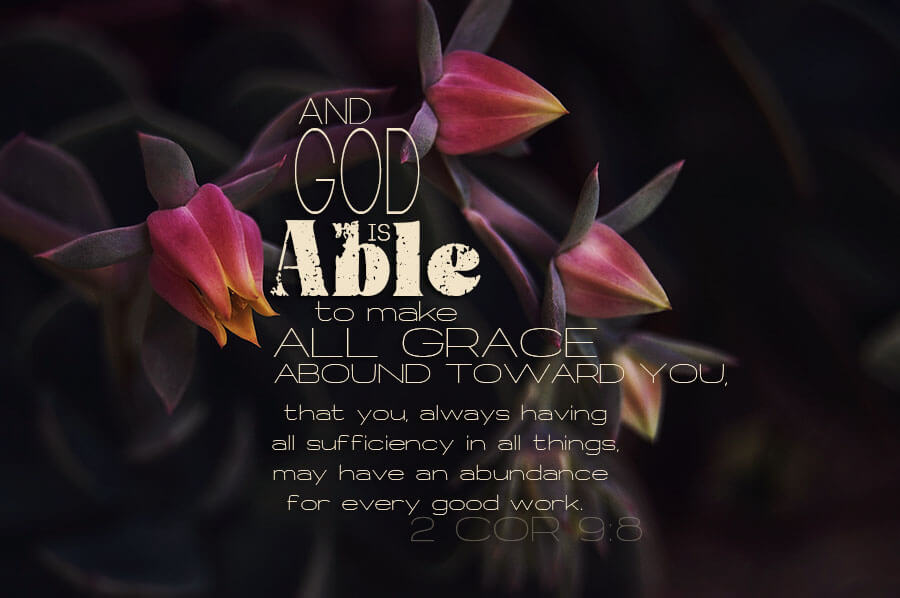 2 Cor 9:8