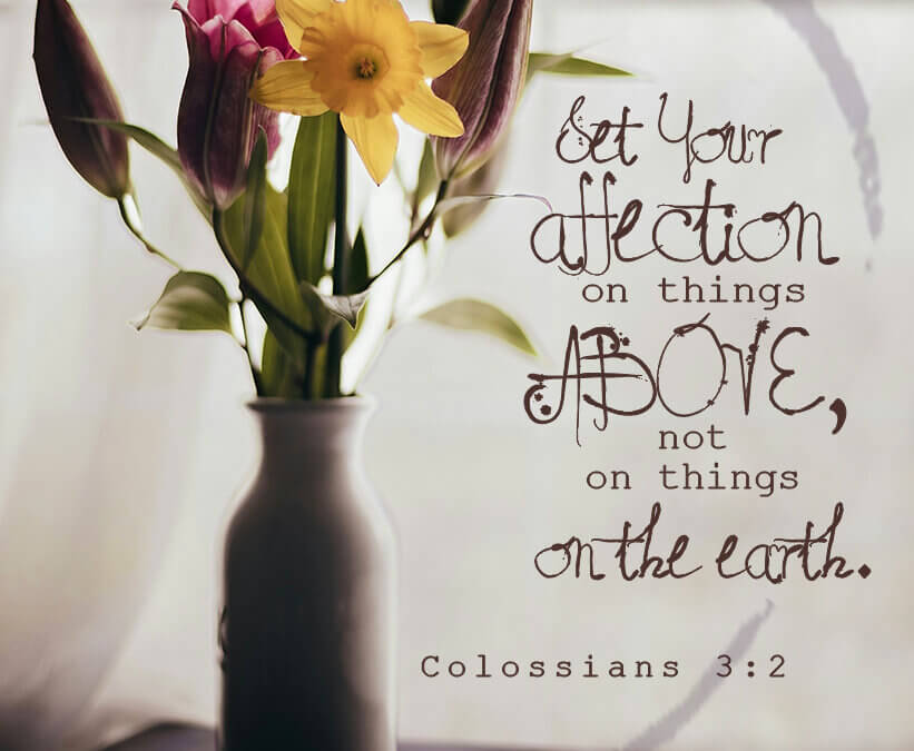 Colossians 3:2