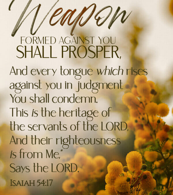 Isaiah 54:17