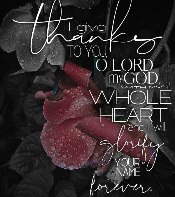 Psalm 86:12