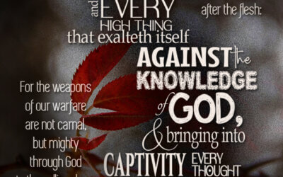 2 Corinthians 10:3-5