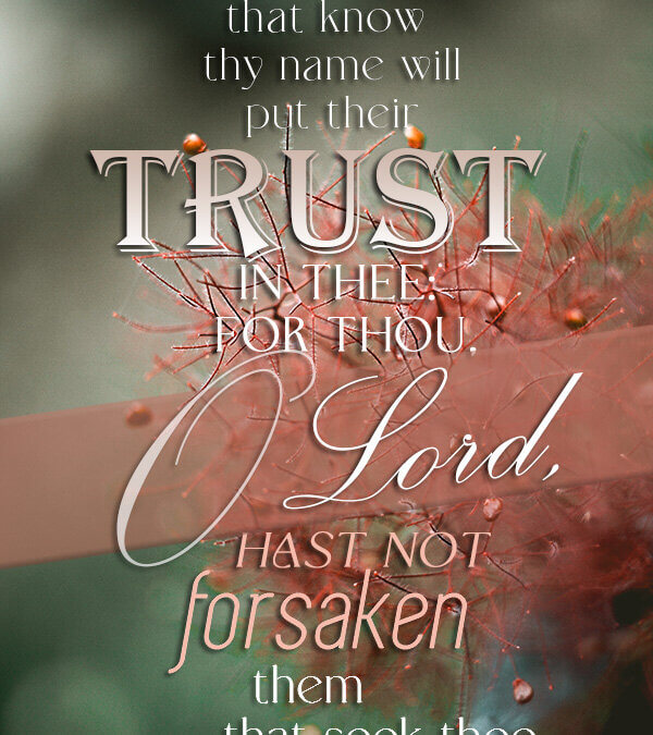 Psalm 9:10