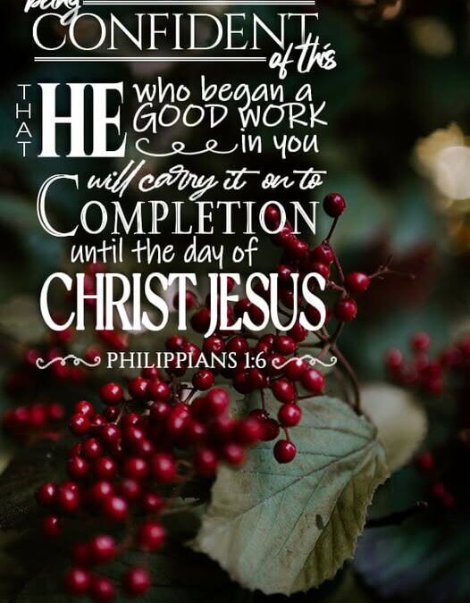 Philippians 1:6