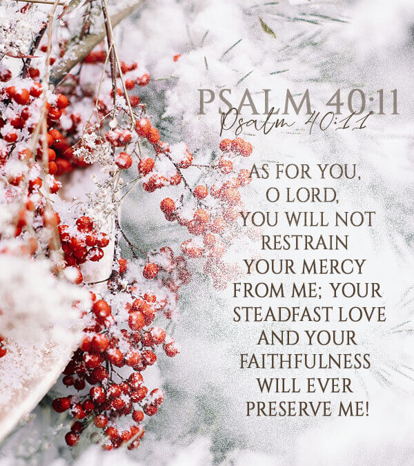 Psalm 40:11