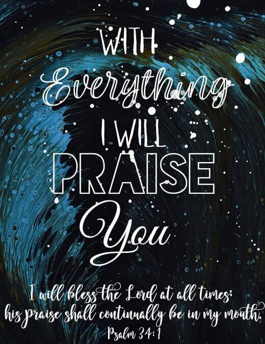 Psalm 34:1