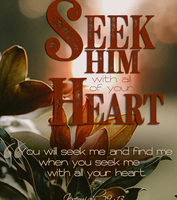 Jeremiah 29:13