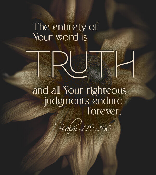 Psalm 119:160