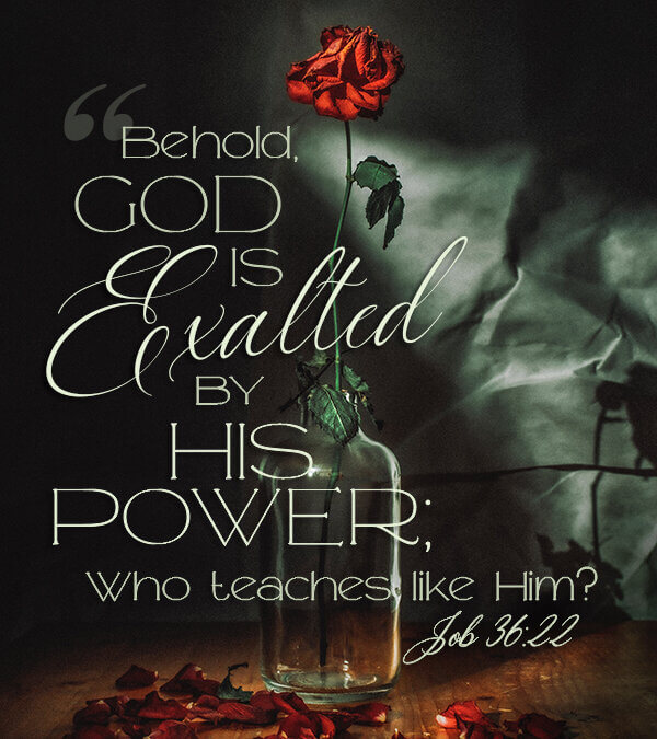 Job 36:22
