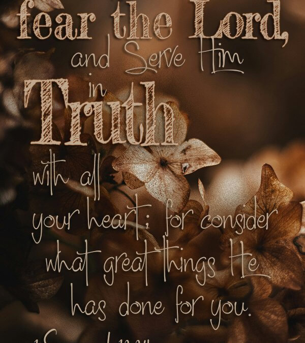 1 Samuel 12:24