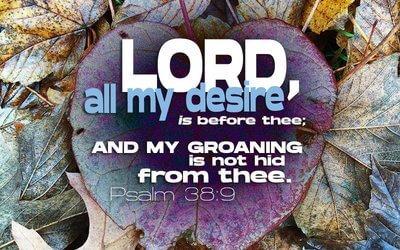 Psalm 38:9