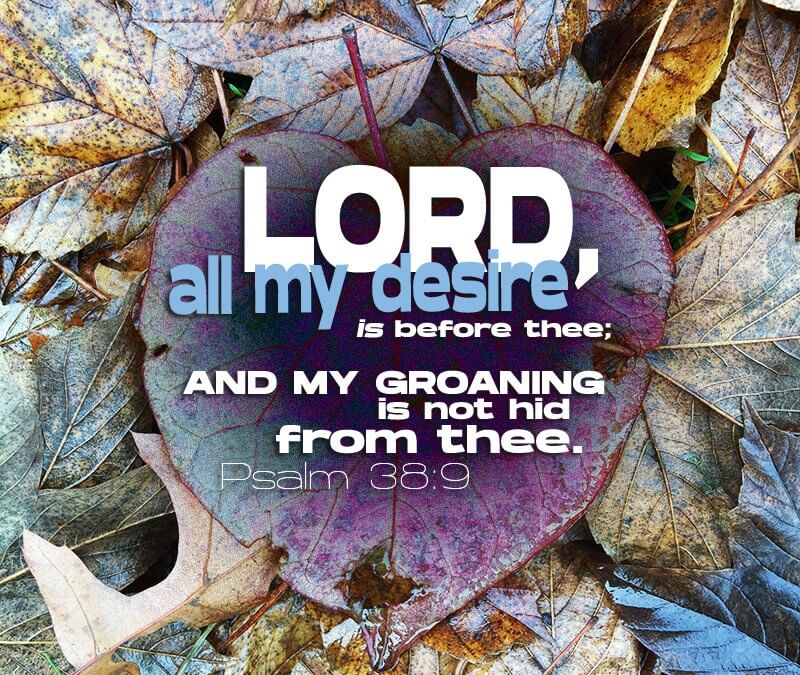 Psalm 38:9